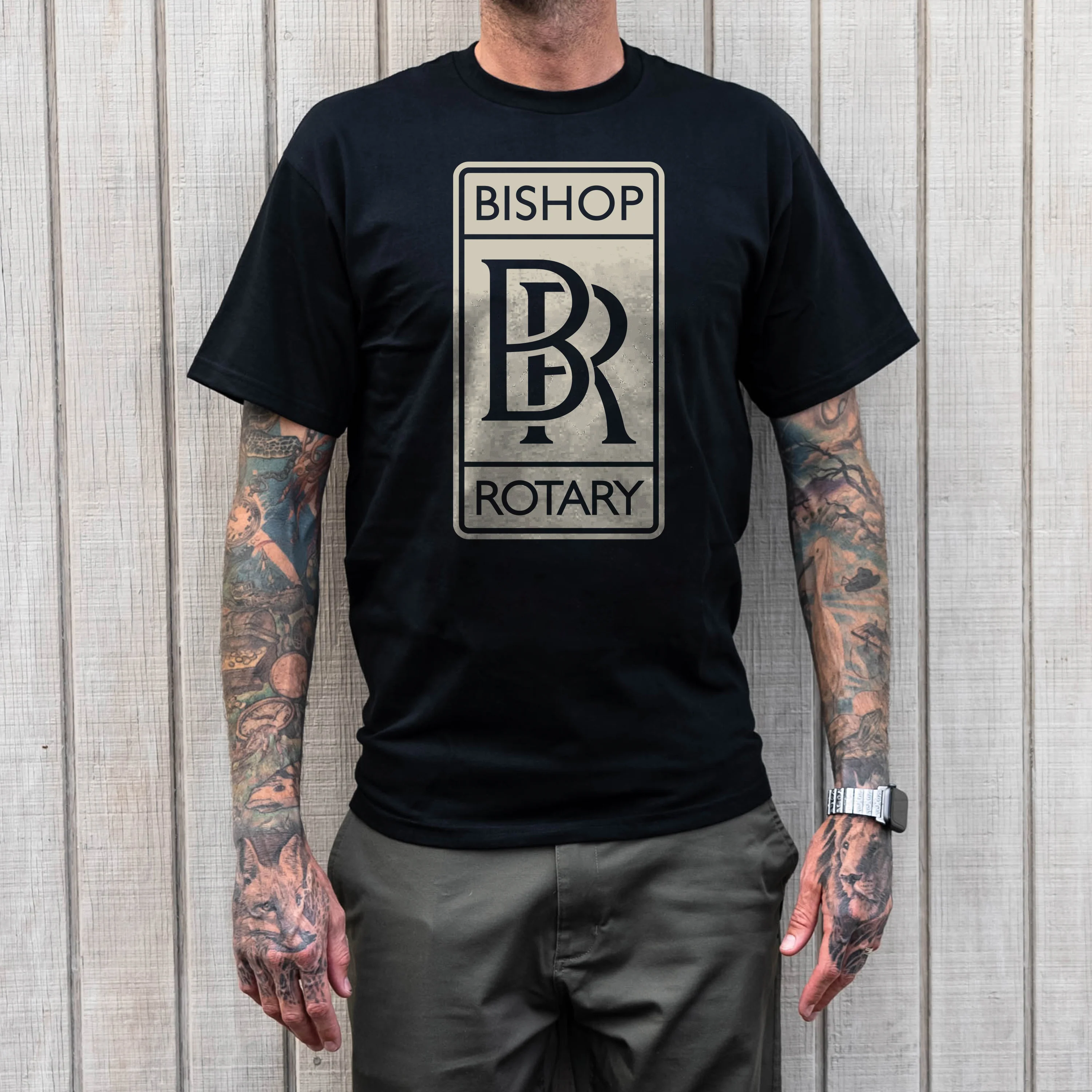 Bishop B-Rollin' - Streetwear Tee - Black - Image 3