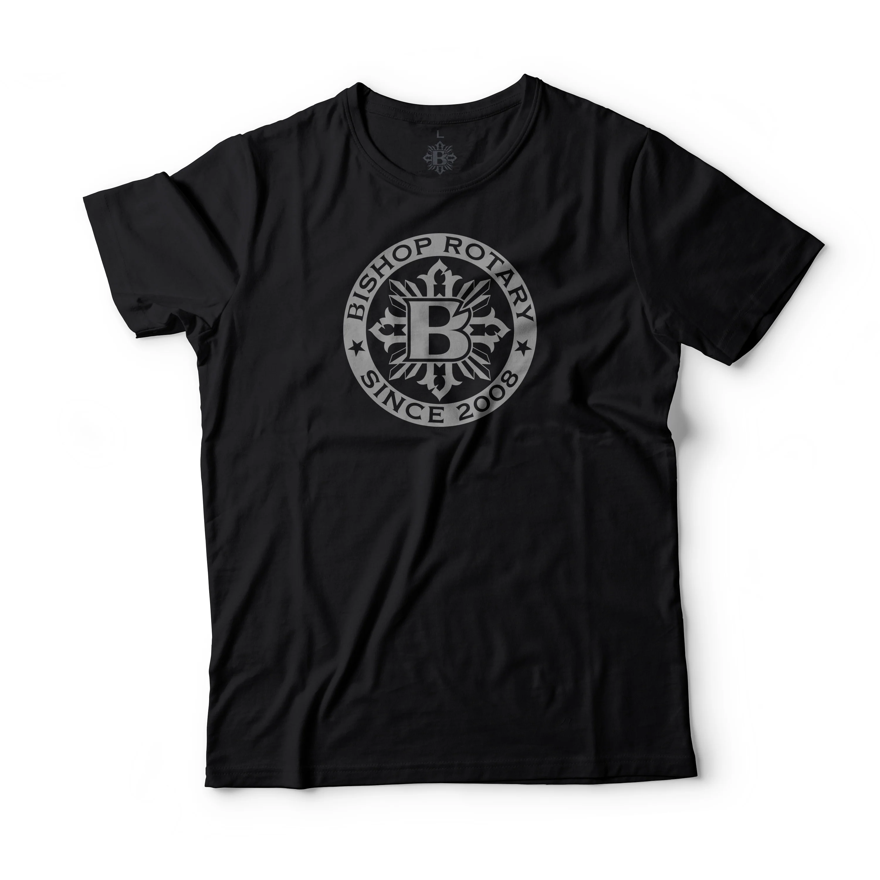 Bishop Badge - Streetwear Tee - Black