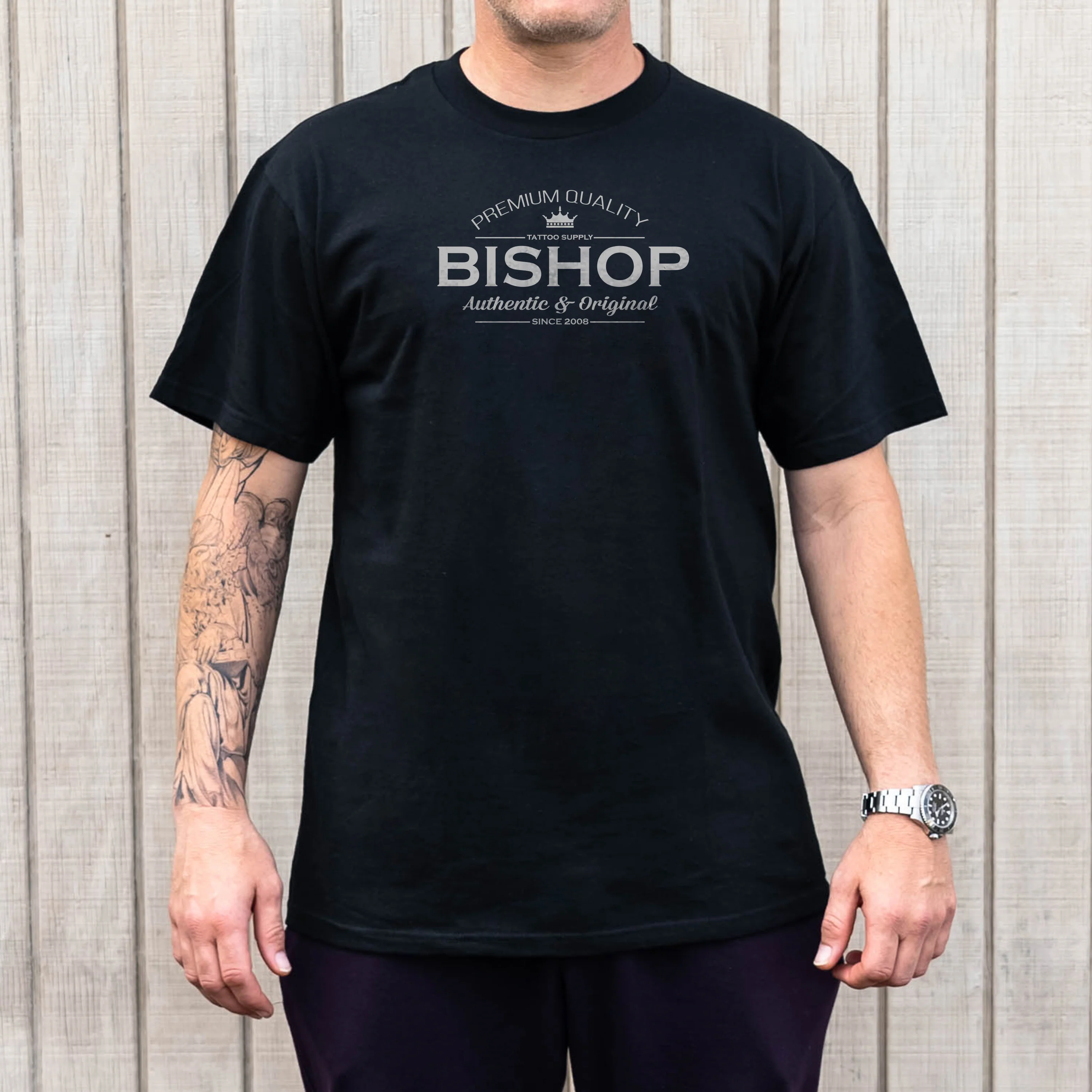 Bishop King - Streetwear Tee - Black - Image 3