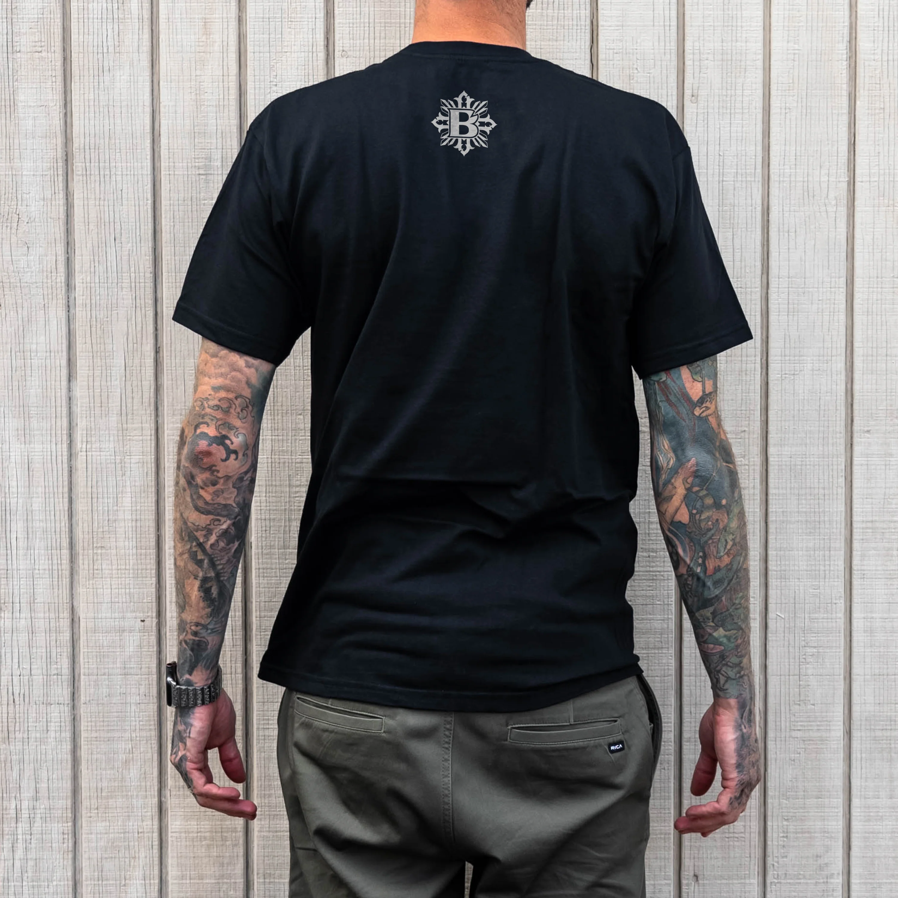 Bishop Mutha F****** Rotary - Streetwear Tee - Black - Image 4