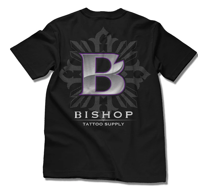 BTS Logo on Back of Black Tee - Image 3