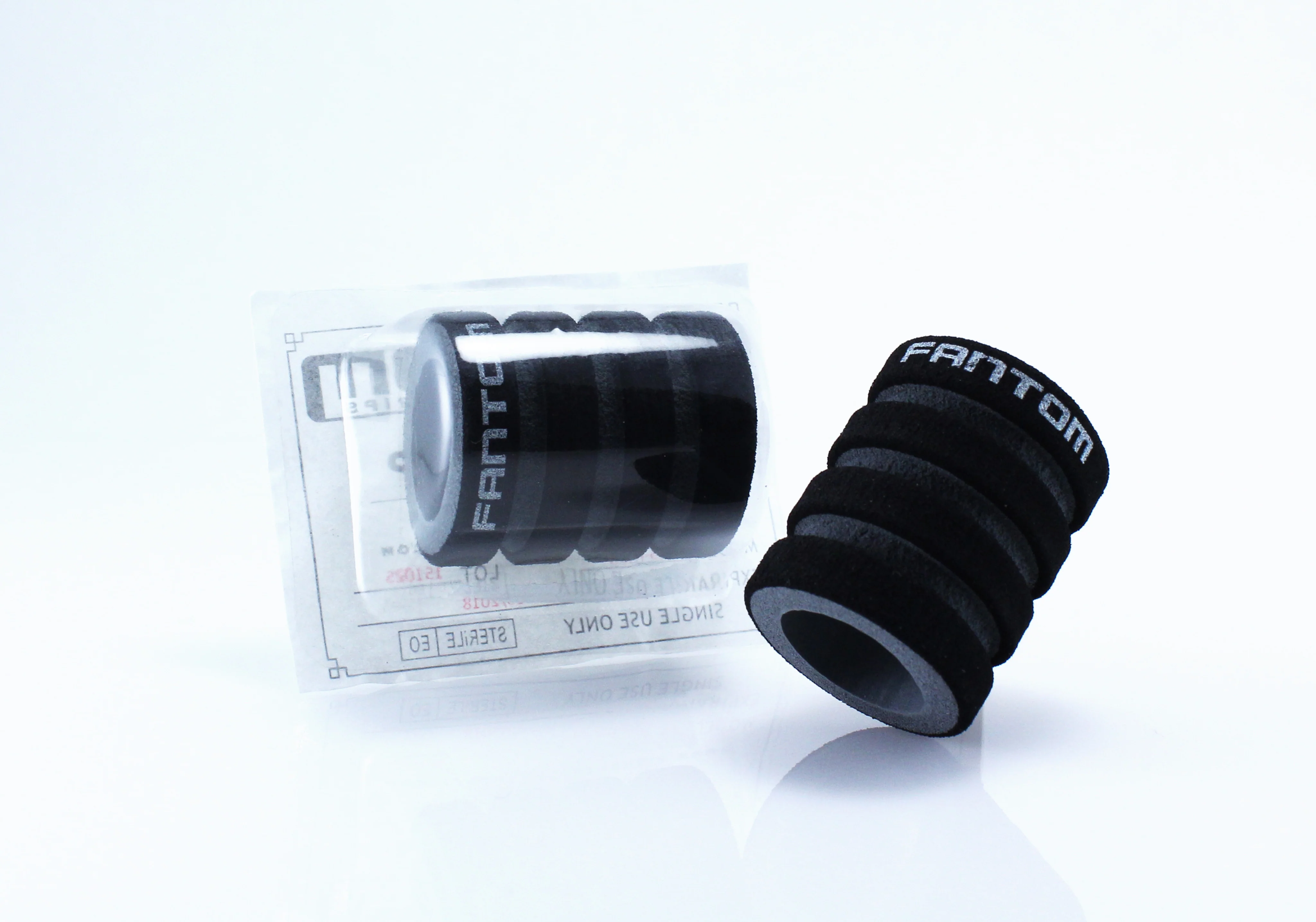 Black and Gray Fantom Foam Grip Covers - Image 2