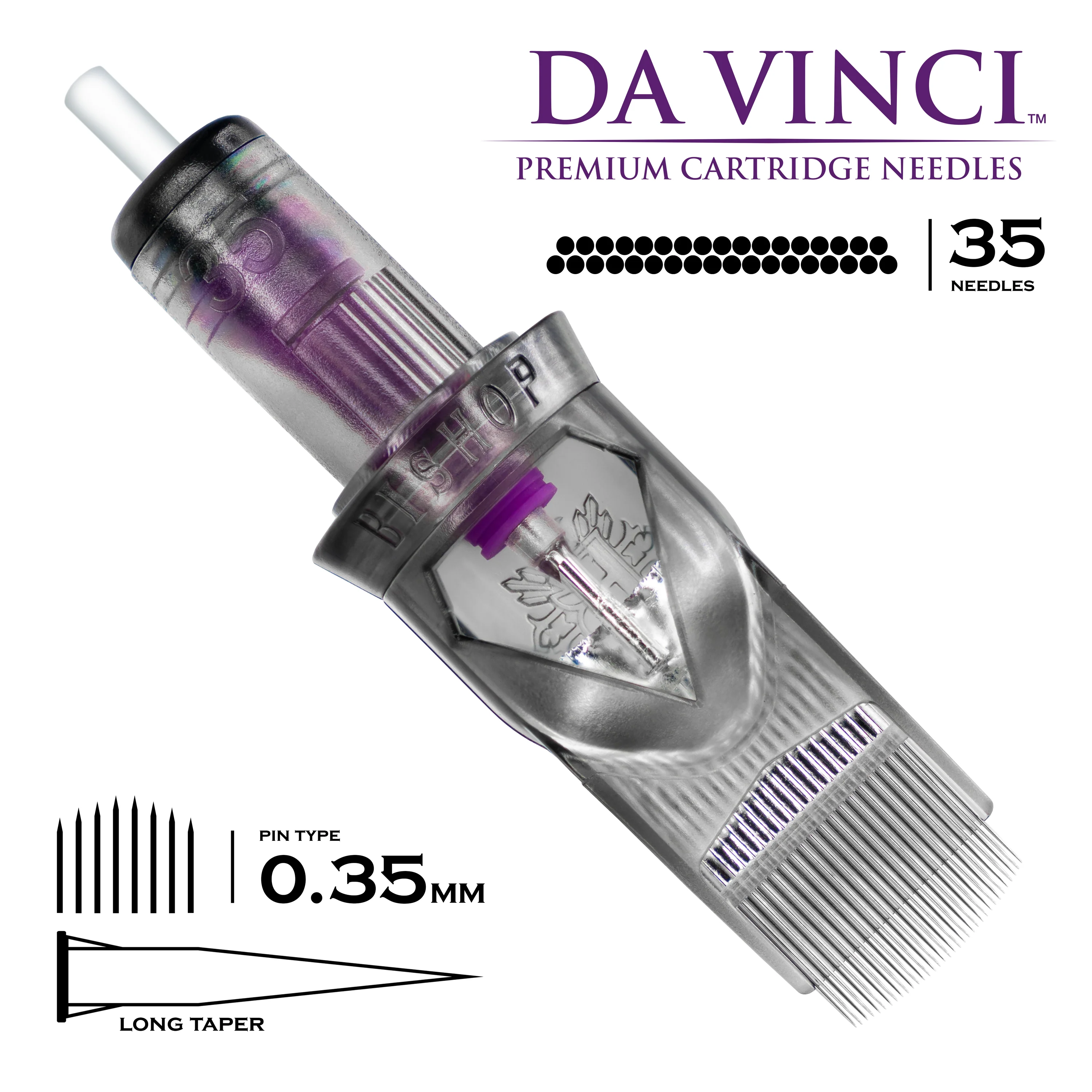 DA VINCI V2 - Extra Wide Curved Mags - 10 Needles - Image 3