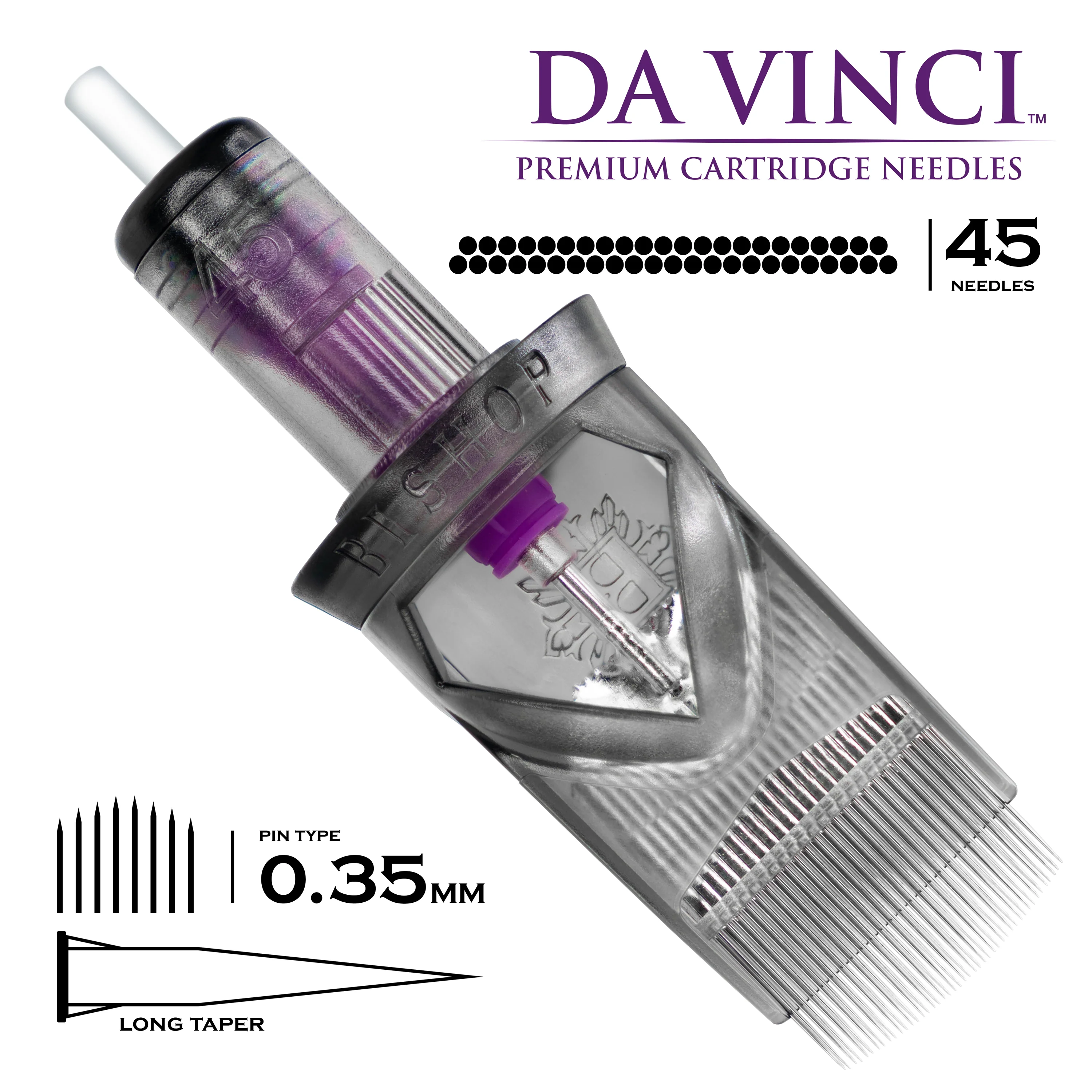 DA VINCI V2 - Extra Wide Curved Mags - 10 Needles - Image 4