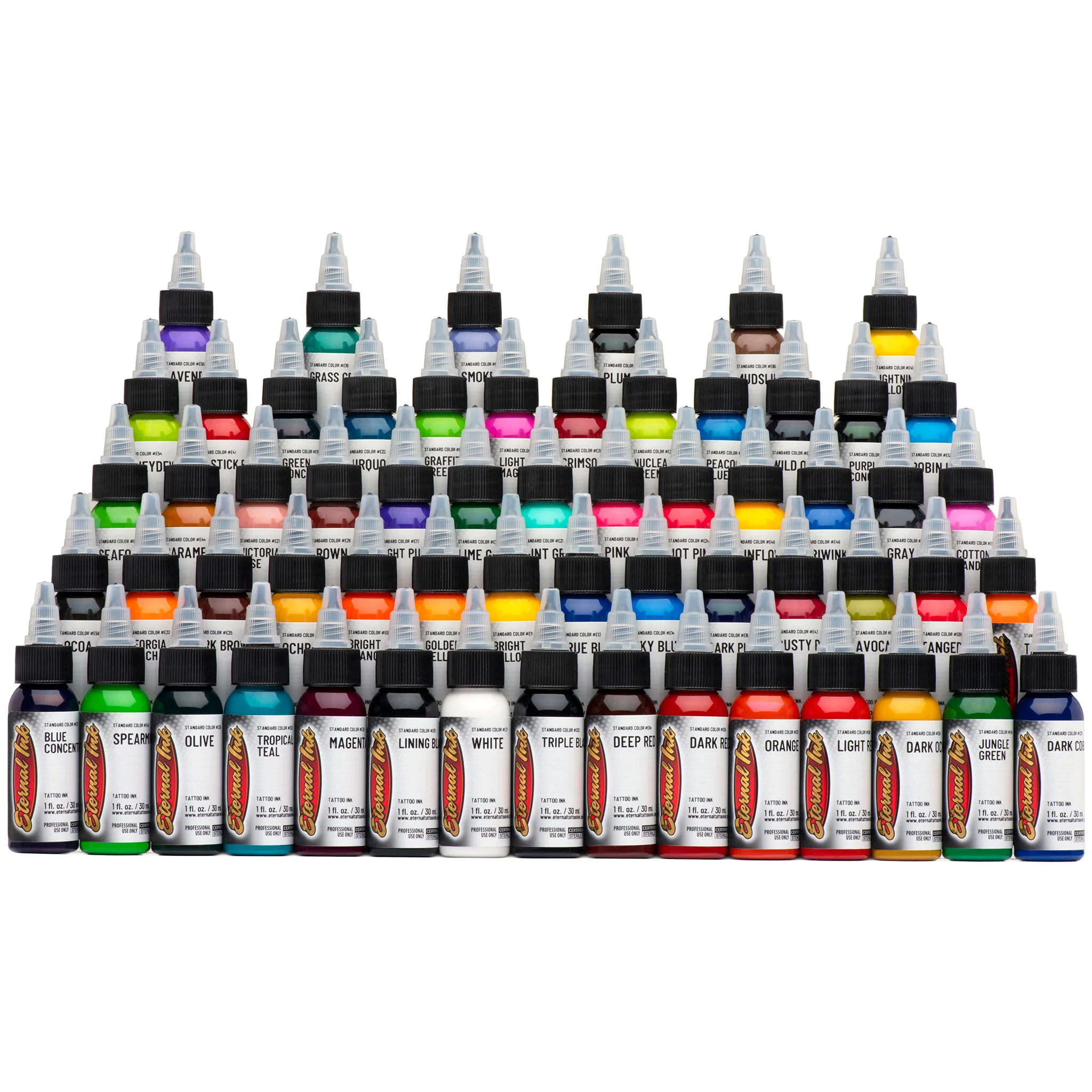 Eternal Tattoo Ink - 60 Color Gold Set