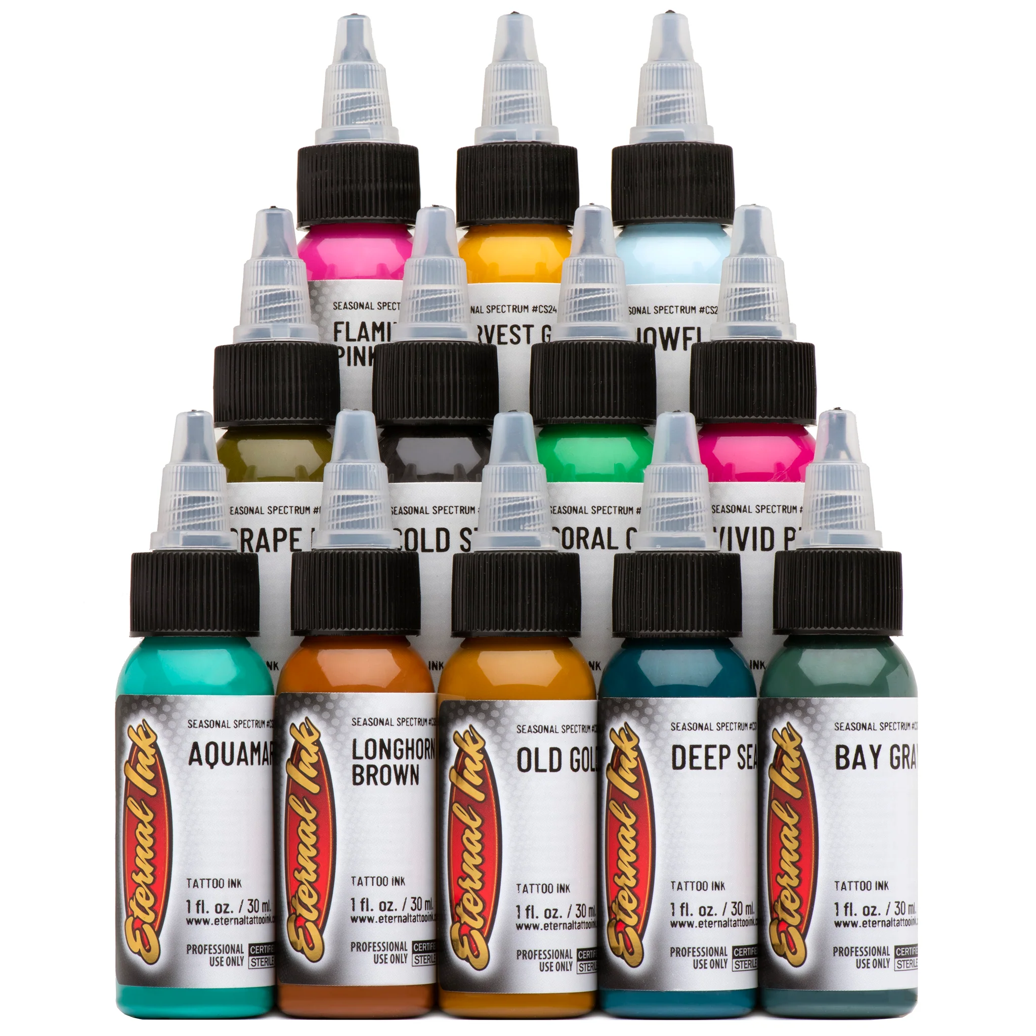 Eternal Tattoo Ink - Chukes Seasonal Spectrum Set