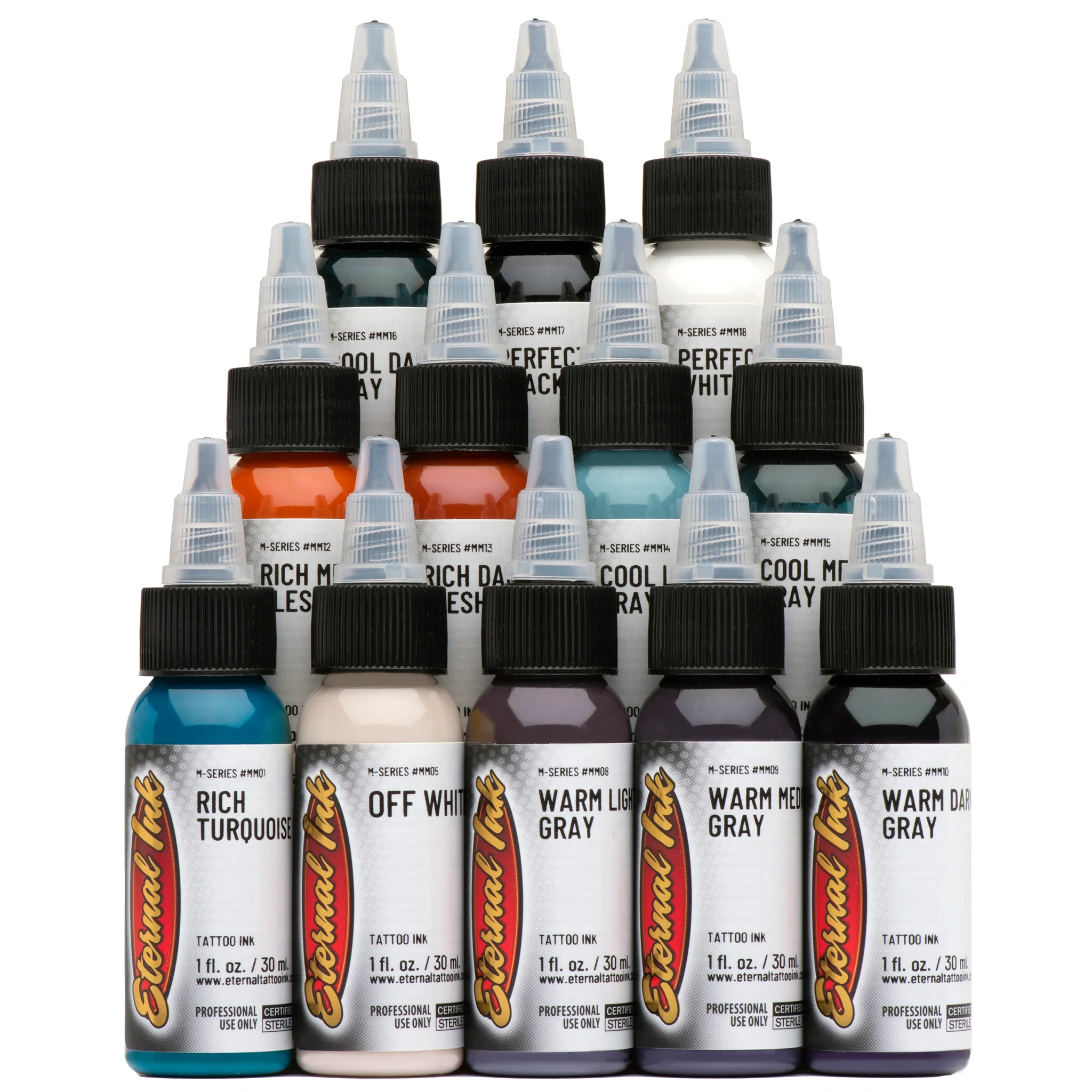 Eternal Tattoo Ink - M Series Set