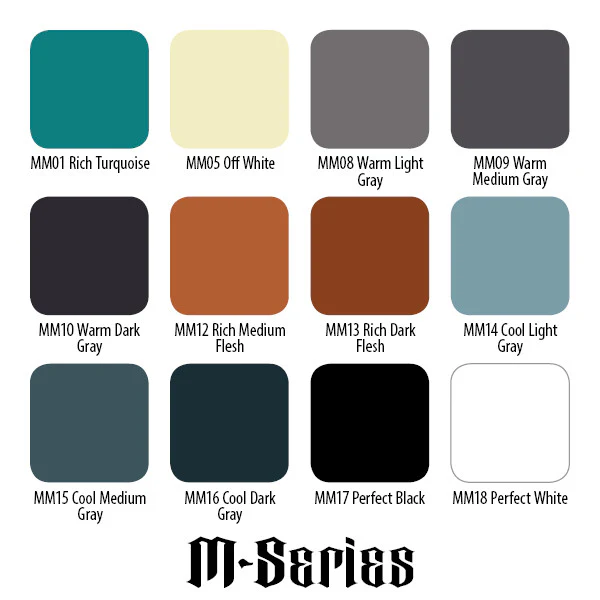 Eternal Tattoo Ink - M Series Set - Image 2