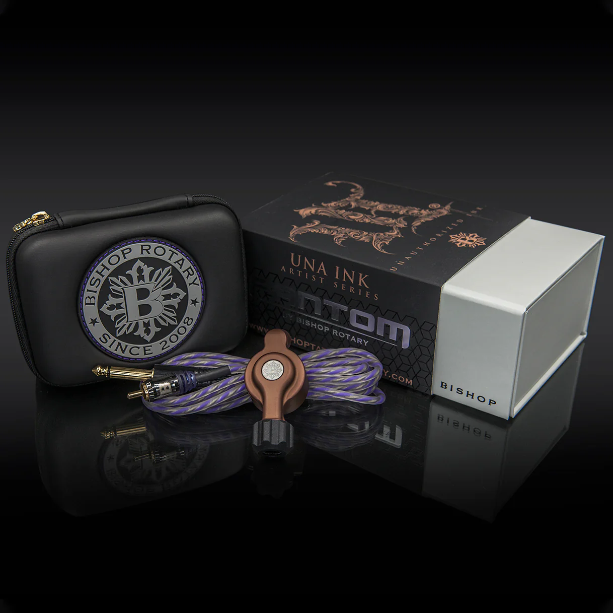 Big Tiny x Bishop Fantom Rotary Tattoo Machine (Fantom Artist Series - Matte Brown) - Image 3