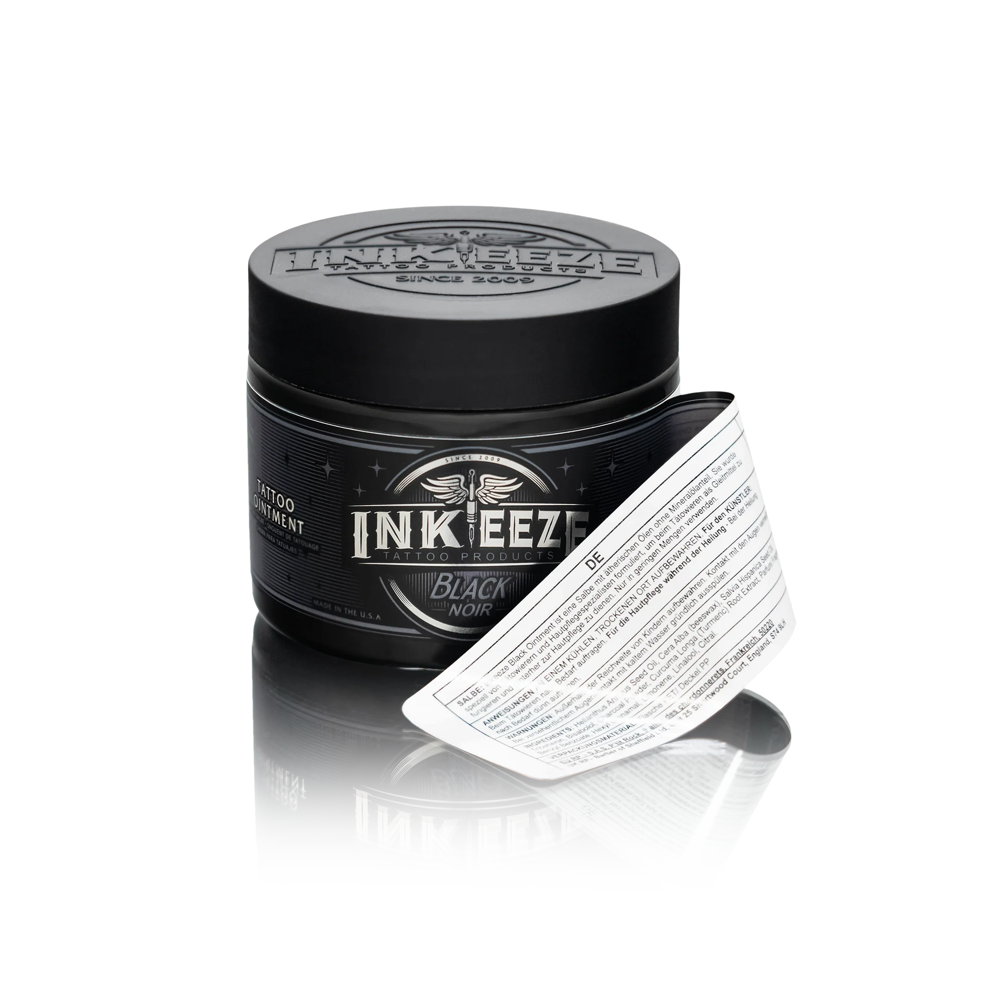 INKEEZE Black Tattoo Ointment - 6oz Jar - Image 2