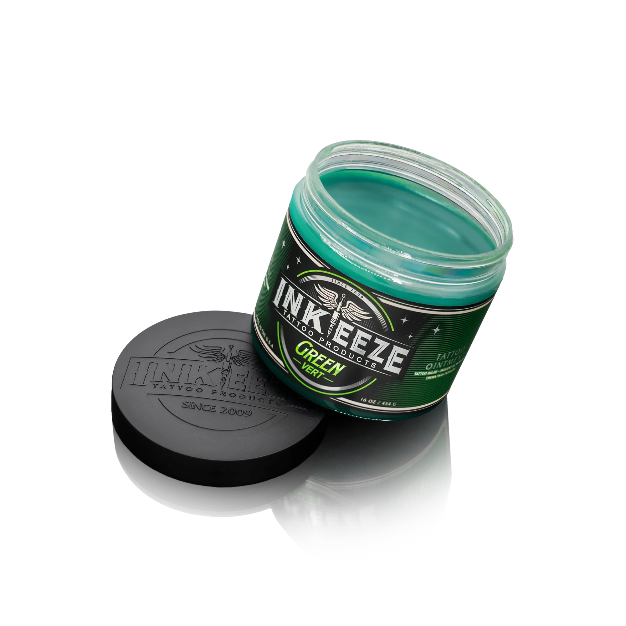 INKEEZE Green Tattoo Ointment - 16oz Jar - Image 3