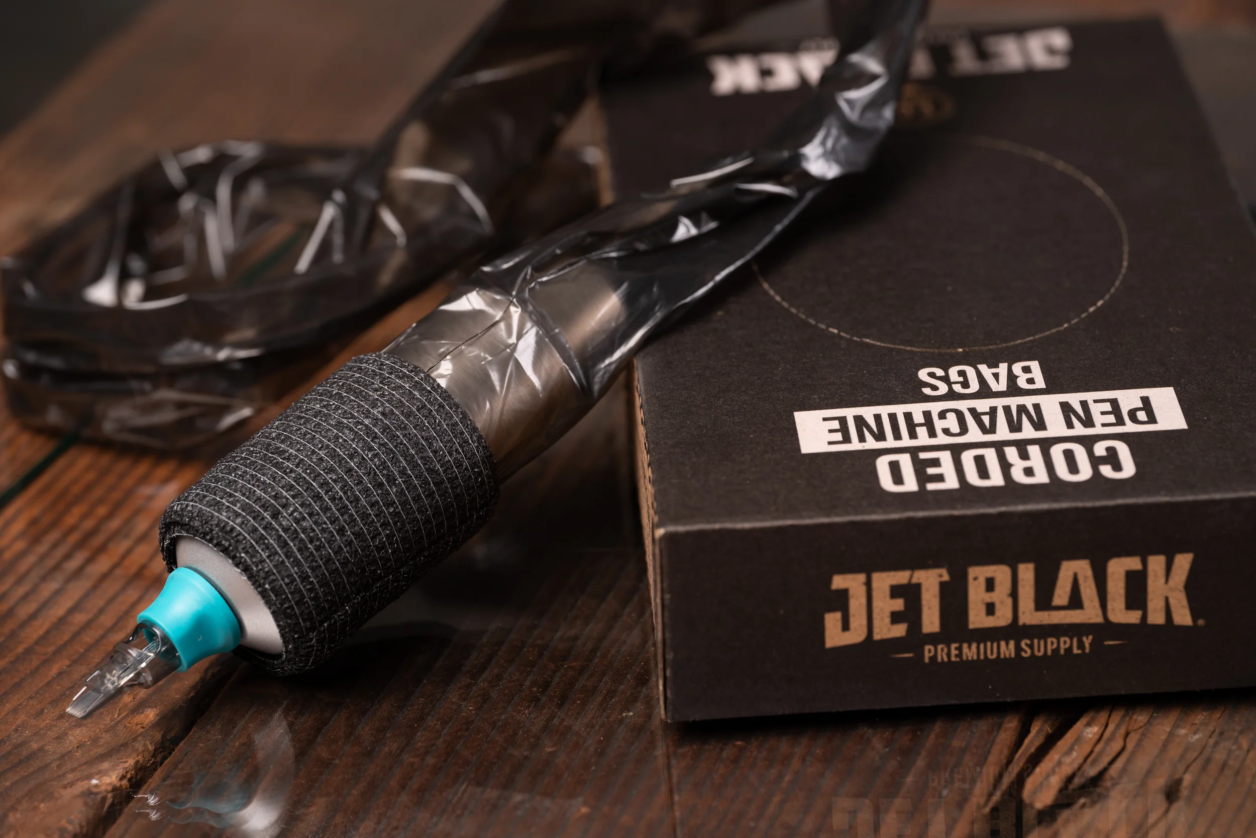 Jet Black Supply - Eco-Friendly Corded Pen Machine Bags - 2x27.5" (Pack of 200)