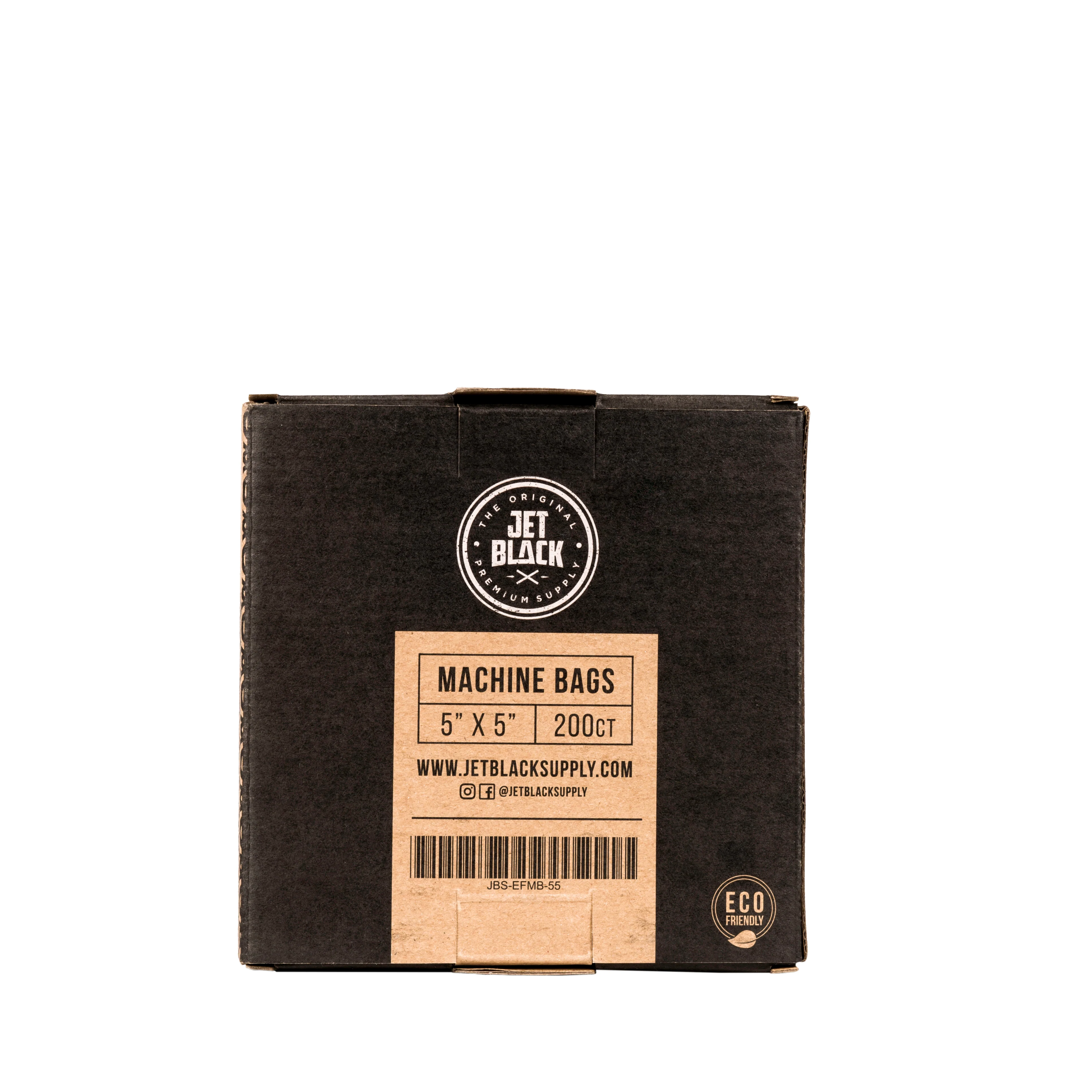 Jet Black Supply - Eco-Friendly Machine Bags - 5x5" (Pack of 200) - Image 3