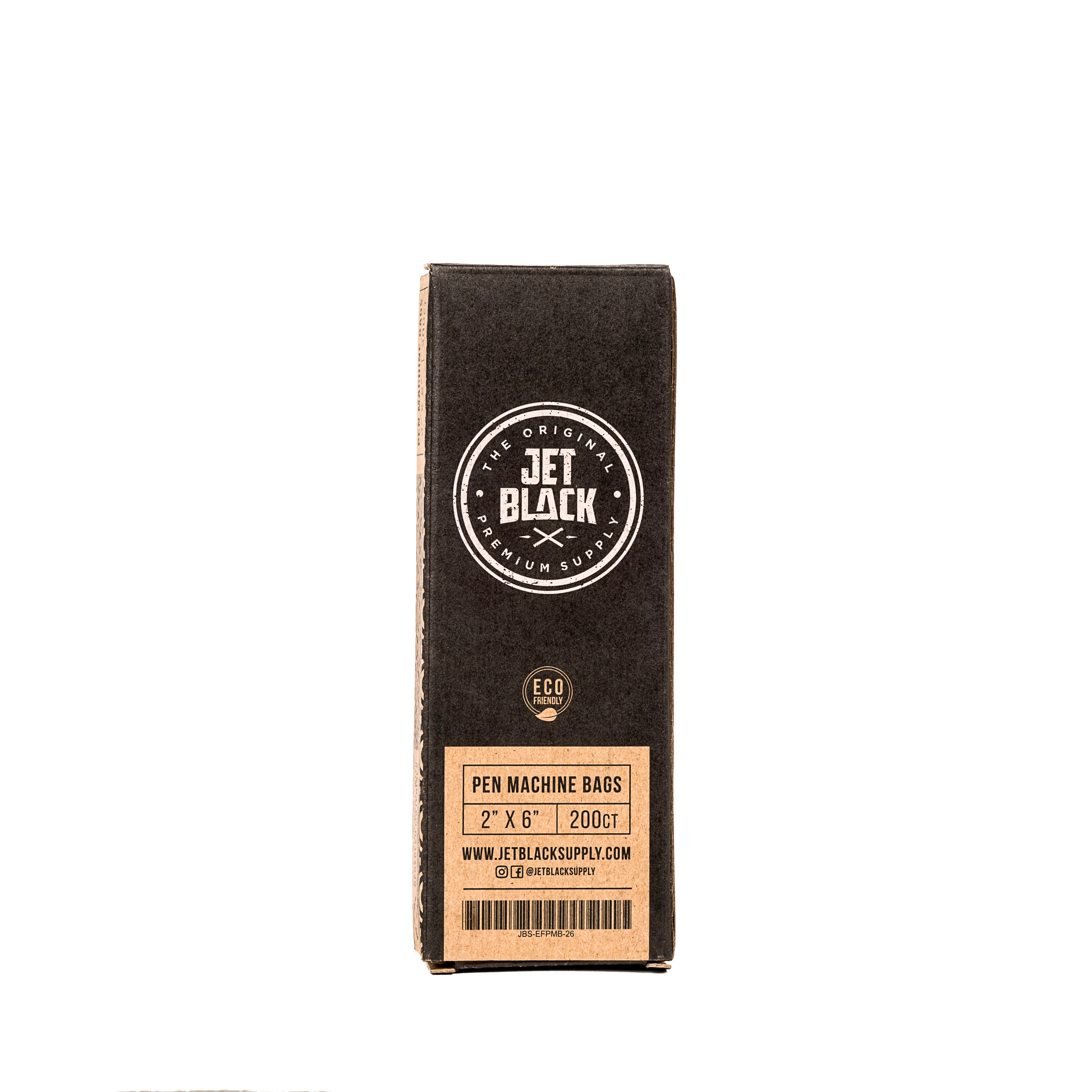 Jet Black Supply - Eco-Friendly Pen Machine Bag - 2x6" (Pack of 200) - Image 3