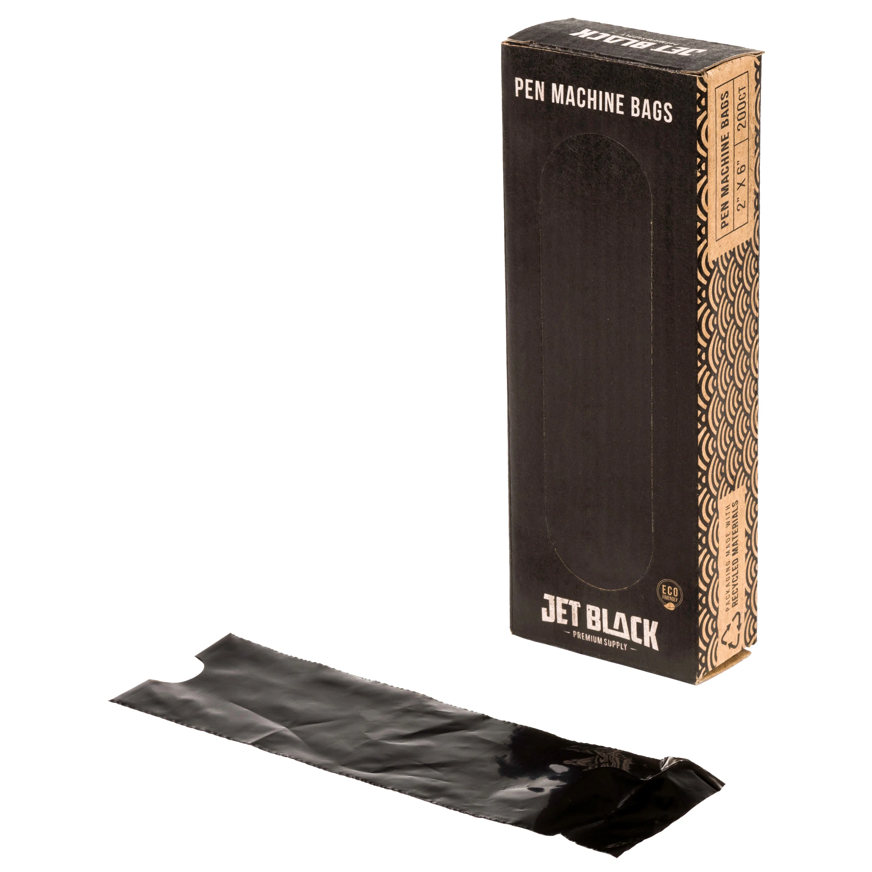 Jet Black Supply - Eco-Friendly Pen Machine Bag - 2x6" (Pack of 200) - Image 7