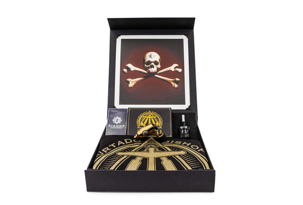 MAGI Limited Edition Gold Box Set - Icon Series Nikko Hurtado x Bishop Rotary Tattoo Machine