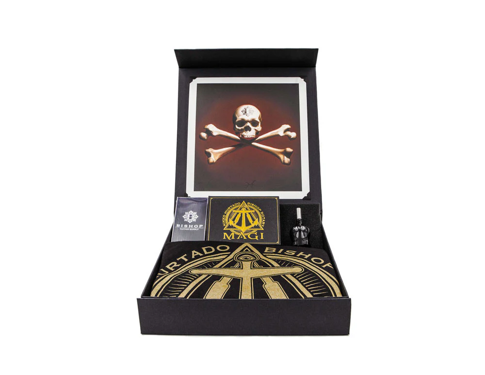 MAGI Limited Edition Gold Box Set - Icon Series Nikko Hurtado x Bishop Rotary Tattoo Machine - Image 4