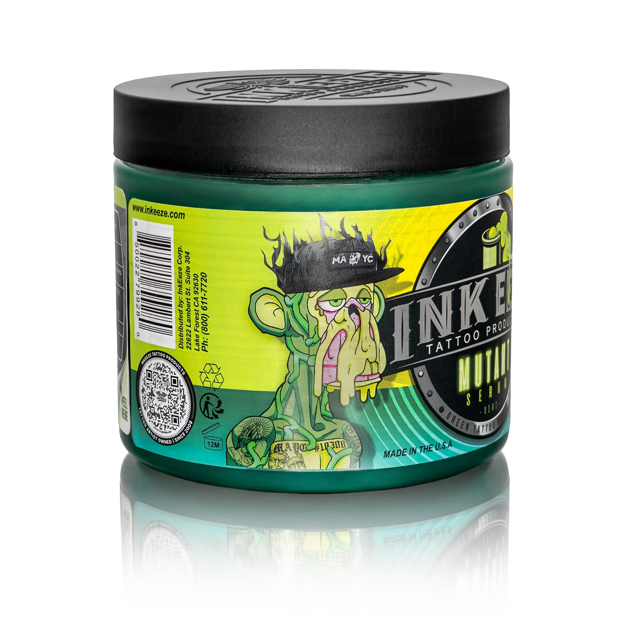 INKEEZE Mutant Serum Green Tattoo Ointment - 16oz Jar - Image 3