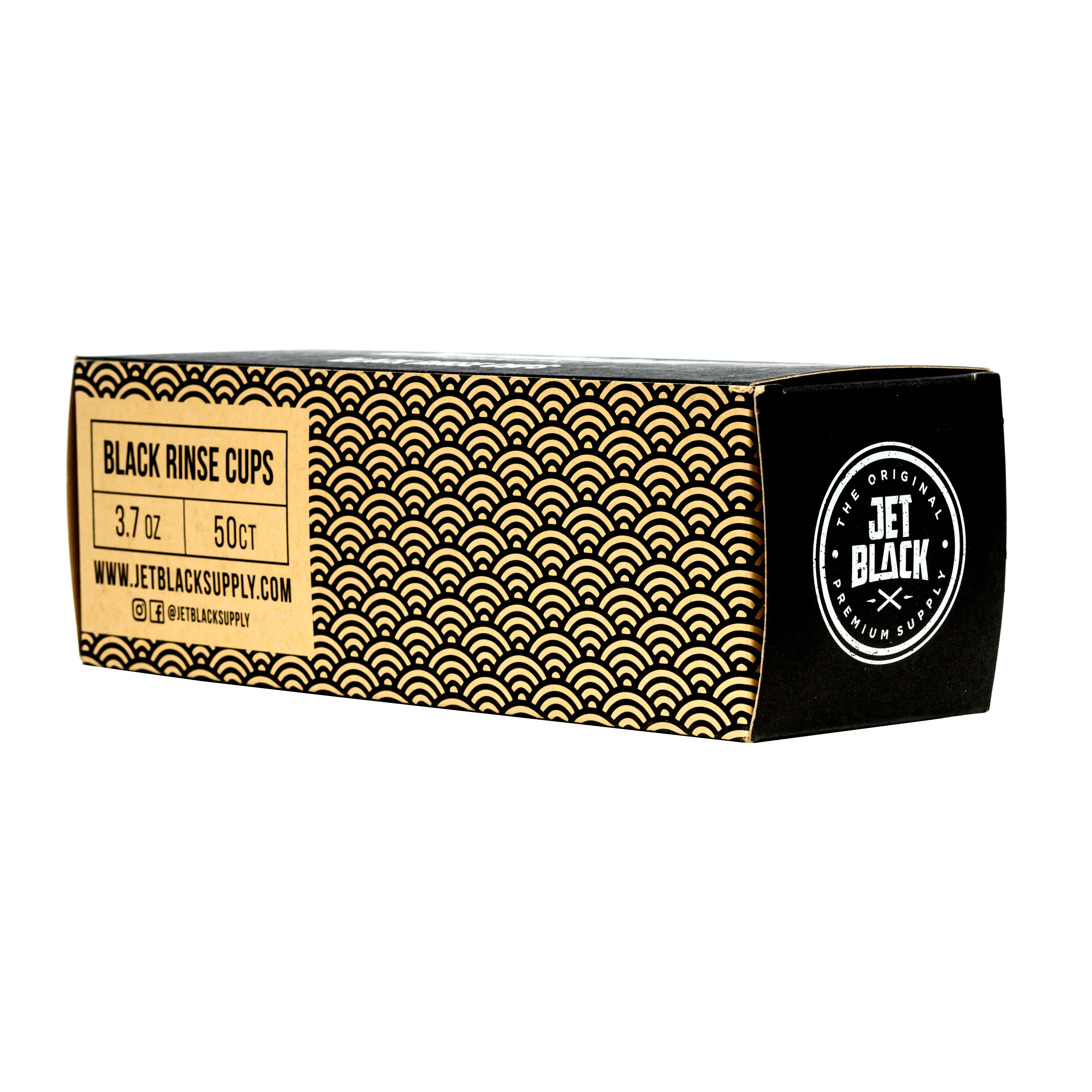 Products Jet Black Supply - Black Rinse Cups 3.7oz (Pack of 50) - Image 2