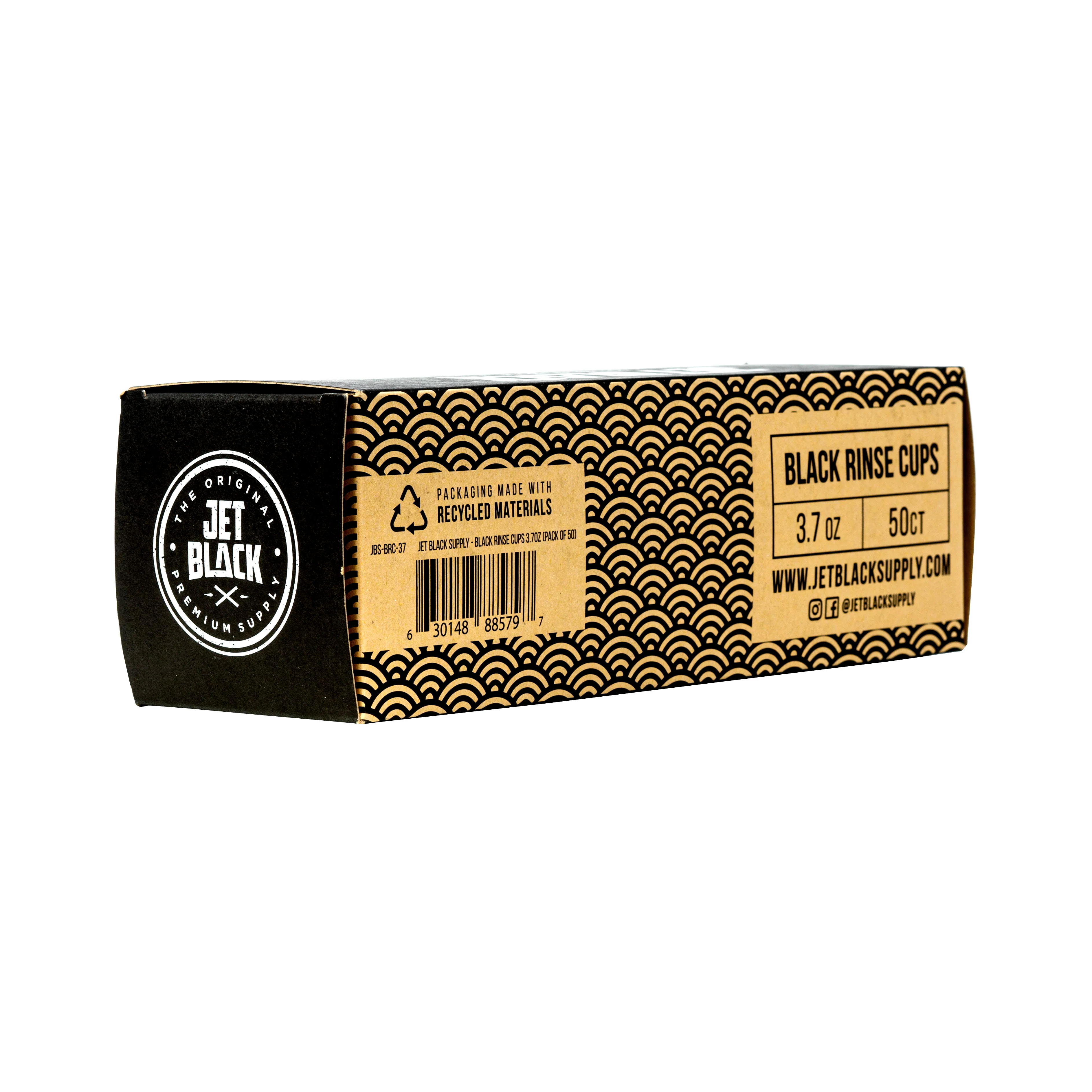 Products Jet Black Supply - Black Rinse Cups 3.7oz (Pack of 50) - Image 3