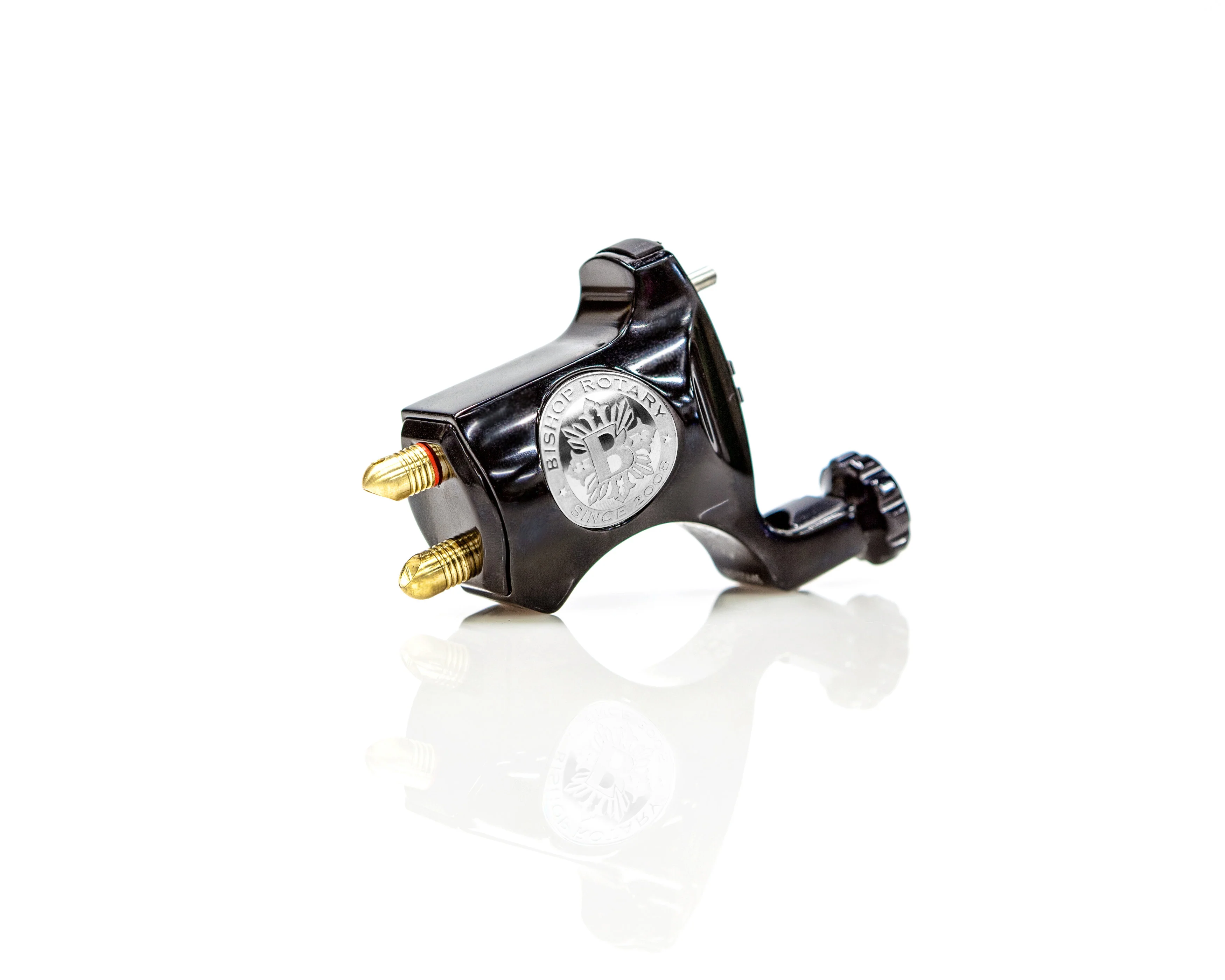 Polished Black - Bishop Rotary Tattoo Machine - Image 4